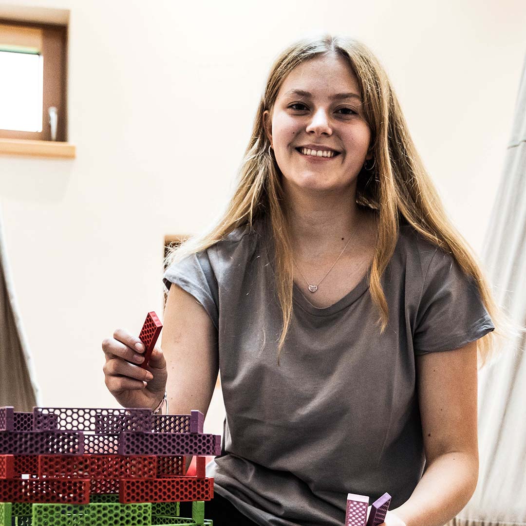 Praktikantin in der LamiKita Anna Apel