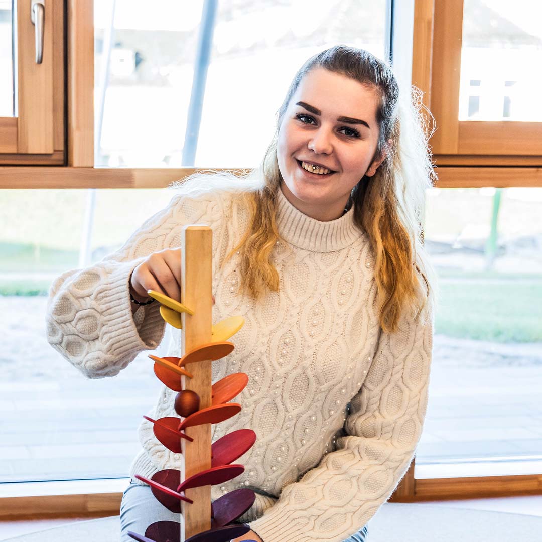 Praktikantin in der LamiKita Vanessa Ziermann